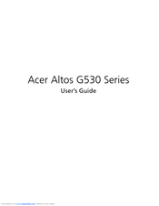 Acer Altos G530 Series User Manual