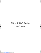 Acer Altos R700 Series User Manual