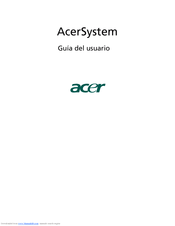 Acer Personal Computer Guía Del Usuario