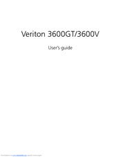 Acer Veriton 3600GT User Manual