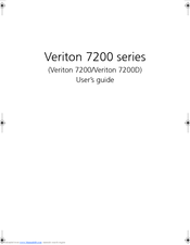 Acer Veriton 7200 series User Manual