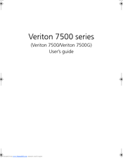 Acer Veriton 7500 series User Manual