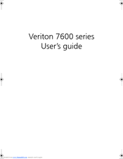 Acer VERITON 7600 Series User Manual