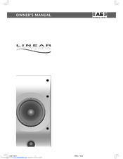 Acoustic Energy Linear Centre Owner's Manual