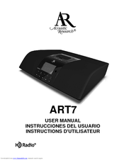 Acoustic Research ART7 User Manual