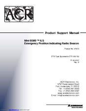 ACR Electronics HACP10 Product Support Manual