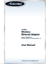 ActionTec HWE05490-01 User Manual