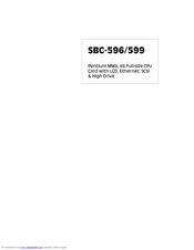Adaptec SBC-599 Owner's Manual