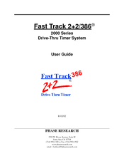 Phase Research 2000 Series Drive-Thru Timer System 2+2/386 User Manual