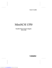Adaptec APA-1350 User Manual