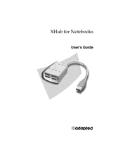 Adaptec FireConnect For Notebooks User Manual