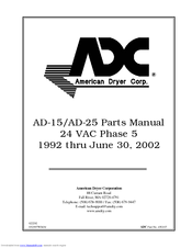ADC AD-15 Parts Manual