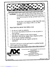 American Dryer Corp. AD-78 Installation Manual