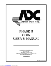 Adc Gas Electric Steam AD-26 User Manual