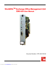 ADC WorldDSL EMU-830 User Manual