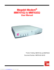 ADC MM702G2 User Manual
