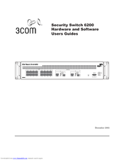 3Com Security Switch 6200 Hardware And Software Users Manual