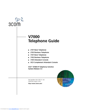 3Com V7000 Telephone Manual