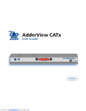 ADDER AdderView CATx X100AS/R User Manual
