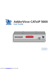 ADDER AdderView CATxIP 5000 User Manual