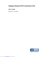 Addlogix InternetVue 2100 User Manual