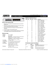 ADTRAN NxT1 HSSI/V-35 Quick Start Manual