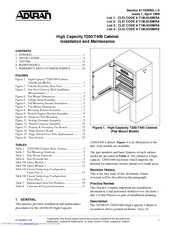 ADTRAN T400 Installation And Maintenance Manual