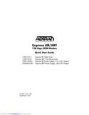 ADTRAN 3360.9VU01 Quick Start Manual