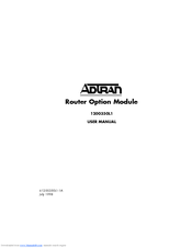 ADTRAN 1200350L1 User Manual