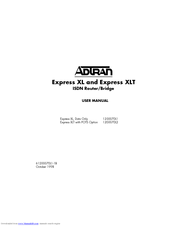 ADTRAN Express XL User Manual