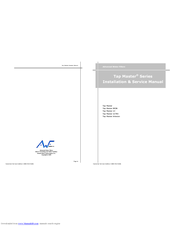 Advanced Water Filters Water Dispenser Installation And Service Manual