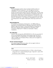 Advantech PC-LabCard PCI-1784 User Manual