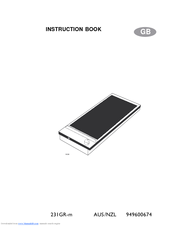 AEG 231GR-M Instruction Book