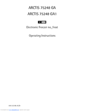 Aeg ARCTIS 75248 GA Operating Instructions Manual