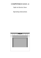 AEG COMPETENCE E4101-4 Operating Instructions Manual