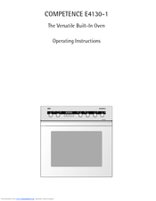 AEG COMPETENCE E4130-1 Operating Instructions Manual