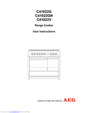 Aeg C41022G User Instructions