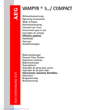 AEG Vampyr 5 Compact Series Operating Instructions Manual
