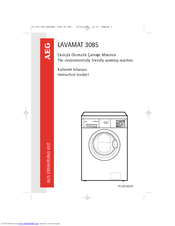 AEG LAVAMAT 3085 Instruction Booklet