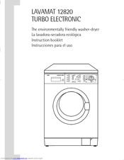 AEG LAVAMAT 12820 TURBO ELECTRONIC Operating Instructions Manual