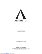 Aesthetix Janus Owner's Manual