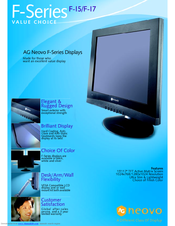 AG Neovo F-17 Specifications