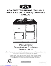 AGA EE LM-4 Owner's Manual