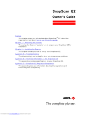 AGFA Scanner User Manual
