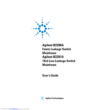 Agilent Technologies B2200A User Manual