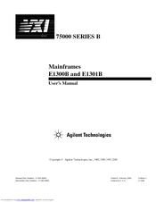 Agilent Technologies E1300B User Manual