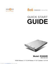 8E6 Technologies Enterprise Filter R3000IR Quick Start Manual