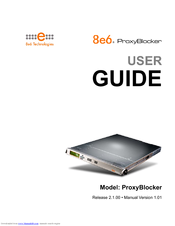 8e6 Technologies ProxyBlocker User Manual