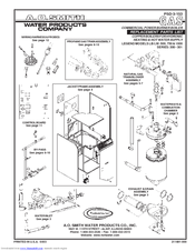 A.O. Smith 750 & 1000 Replacement Parts List Manual