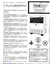 A.O. Smith DuraMax DB-1210 Manual